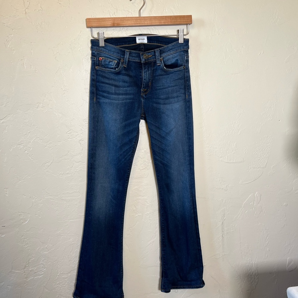 Hudson Jeans Size 26 Bootcut Flare Dark Wash Mid Rise